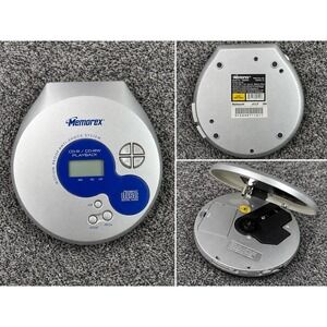 Memorex MD6456 Portable CD Player Silver CD-R/RW Anti-Shock 2004 Tested